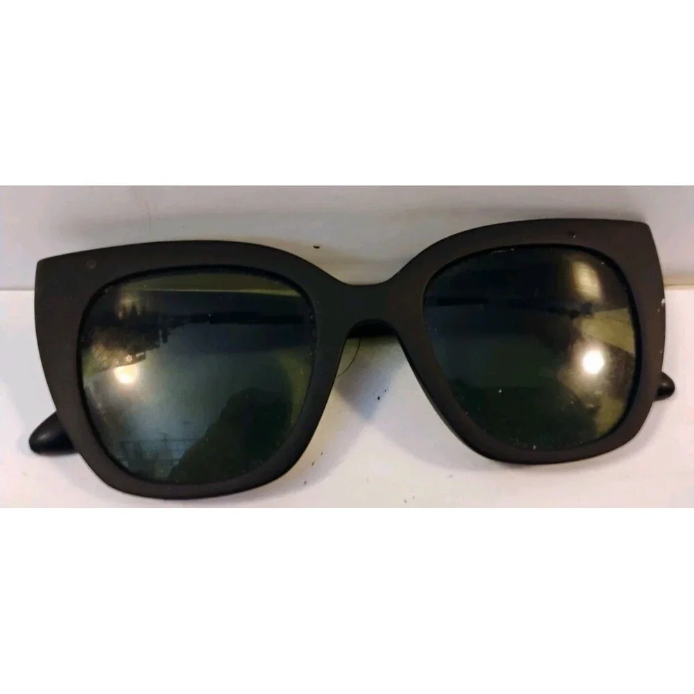 TOMS Traveler Collection Sydney Matte Black Cat Eye Sunglasses 5.5